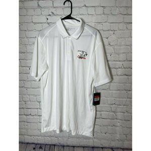Nike golf mens polo cougar size large white NWT